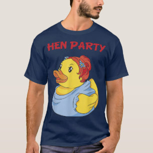 Bruid Rubberen Eend Feest Vrouwen Meisjes Hen Part T-shirt
