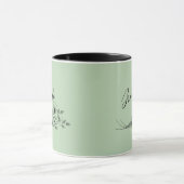 Bruid Sage Wild Flower Doodles Mok (Midden)