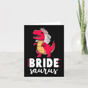 Bruid Saurus Dinosaurus Verloving Trouwkoppels M Kaart