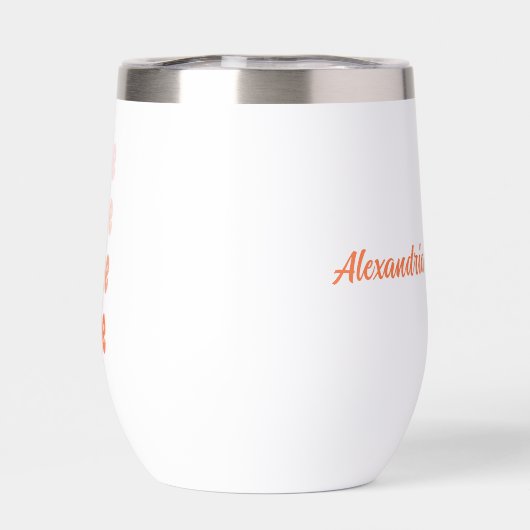 Bruid schattig retro sinaasappel, gepersonaliseerd (Achterkant)