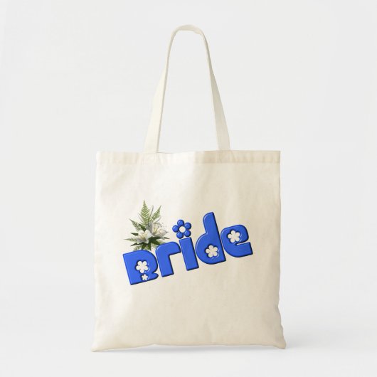 Bruid Schattige Bruiloft Bruidsfeest Tote Bag (Voorkant)