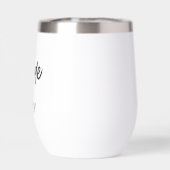 Bruid Script Zwart Wit Bruiloft (Achterkant)