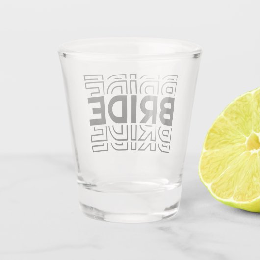 Bruid shot glas (Achterkant)
