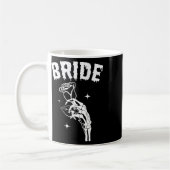 Bruid Skeleton Hand Wedding Halloween Paren Match Koffiemok (Links)