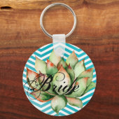 Bruid Sleutelhanger Boho Cacti Cactus Succulent Bo (Voorkant)