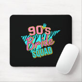 Bruid squad 90s bruidsmeisje retro matching vrijge muismat (Met muis)