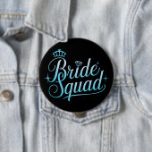 Bruid Squad Bachelorette Bruidsmeisje Ronde Button 4,0 Cm (In situ)