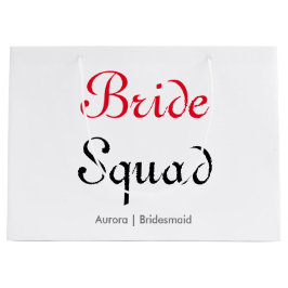 Bruid Squad Bachelorette Party Bruidsmeisje Groot Cadeauzakje