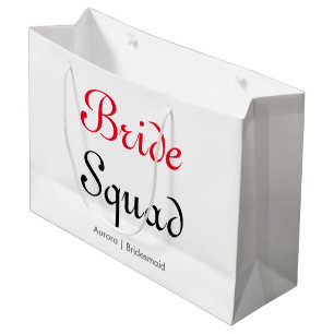 Bruid Squad Bachelorette Party Bruidsmeisje Groot Cadeauzakje