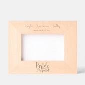 Bruid Squad Bruidsmeisjes Gegraveerde Lijstjes (Voorkant)