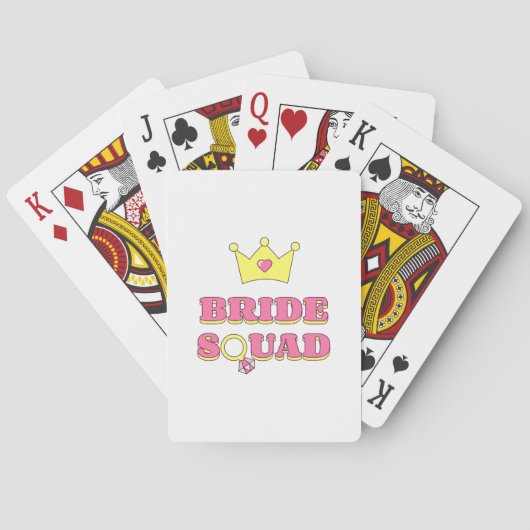 BRUID SQUAD DECK VAN KAARTEN (Achterkant)