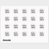 Bruid Squad Party Wedding Bachelorette Schattige 1 Ronde Sticker (Vel)