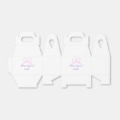 Bruid squad roze glitter boog ster bruidsmeisje na bedankdoosjes (Uitgevouwen)