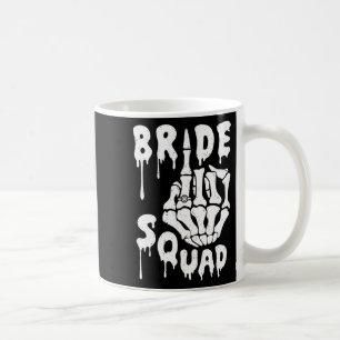 Bruid Squad Skeleton Hand Grappig Halloween Bachel Koffiemok