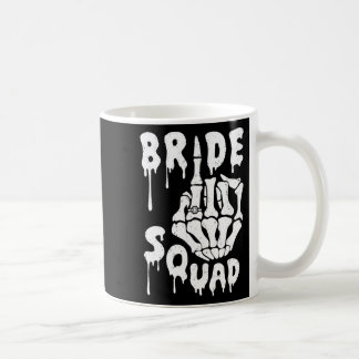 Bruid Squad Skeleton Hand Grappig Halloween Bachel Koffiemok