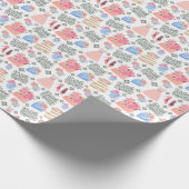 Bruid Squad Wedding Wrapping Paper Cadeaupapier (Hoek)