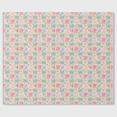 Bruid Squad Wedding Wrapping Paper Cadeaupapier (Vlak)