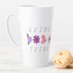 Bruid Stam Bloemige Bruid Kip Cadeau  Latte Mok