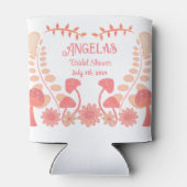 Bruid Stam Bruidsmeisjes Jonggezellen Roze Paddens Blikjeskoeler (Achterkant)