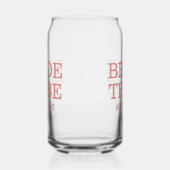 Bruid Stam Bruidsmeisjes Stof Roze Blikvorm Glas (Links)