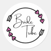 Bruid Stam Cirkel Stickers  (Voorkant)