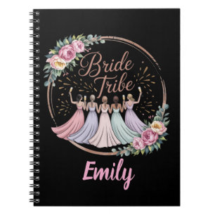 Bruid Stam Custom Naam Bachelorette Feestje Notitieboek