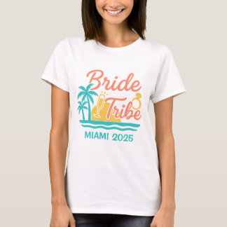 Bruid Stam Custom Naam & Datum Meisjesuitje T-shirt