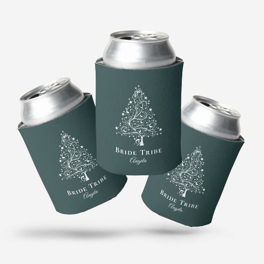 Bruid Stam Elegante Smaragd Witte Boom Custom Blikjeskoeler