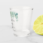 Bruid stam eucalyptus groenblijvend varens bosgron shot glas (Rechts)