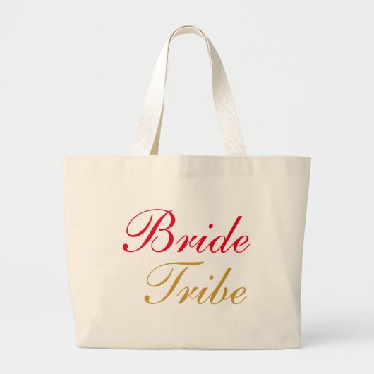 Bruid Stam Goud Grote Tote Bag (Voorkant)