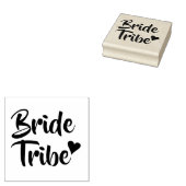 Bruid Stam Hart Rubberstempel (Gestempeld)