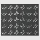 Bruid Stam | Moderne Bruidsfeest Cadeaupapier (Vlak)