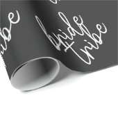 Bruid Stam | Moderne Bruidsfeest Cadeaupapier (Rol Hoek)