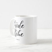 Bruid Stam Moderne Minimalistische Bachelorette-fe Koffiemok (Voorkant links)