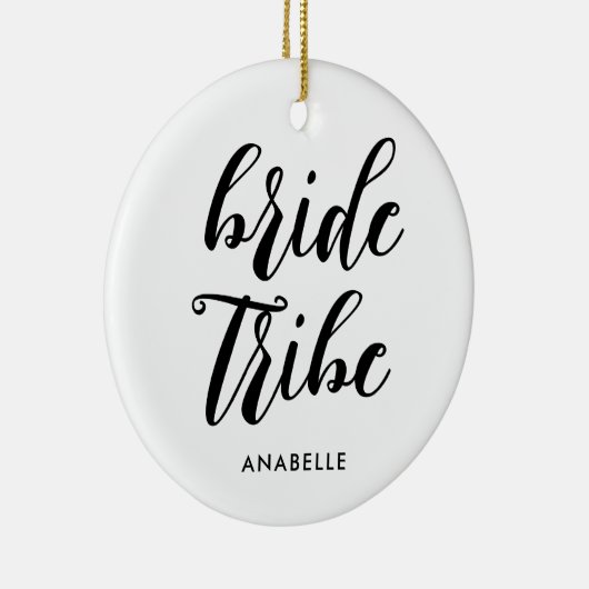 Bruid Stam Moderne Minimalistische Bachelorette Pa Keramisch Ornament (Rechts)