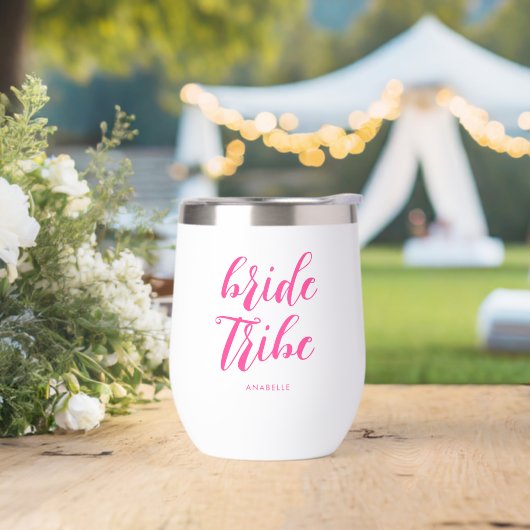 Bruid Stam Moderne Roze Meisje-Ondertrouwen Feest (Huwelijk)