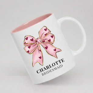 Bruid Stam Mok Roze Aangepast Bruiloft Geschenk vo