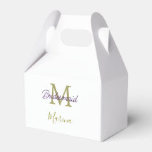Bruid stam monogram bruiloft eenvoudig goudkleurig