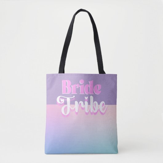 Bruid Stam Paarse Tote Bag (Voorkant)