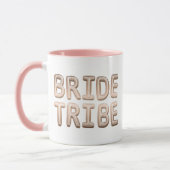 Bruid Stam Roze Goud Bachelorette Bruidsfeest Mok (Links)