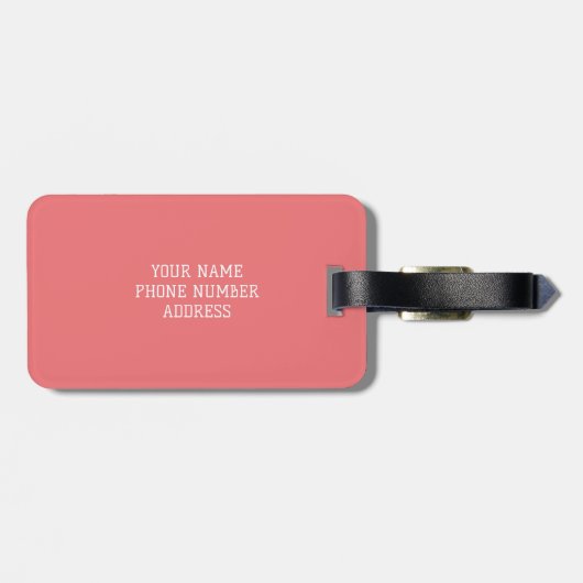 Bruid Stam Wit Script Trouw Bagage Label (Achterkant horizontaal)