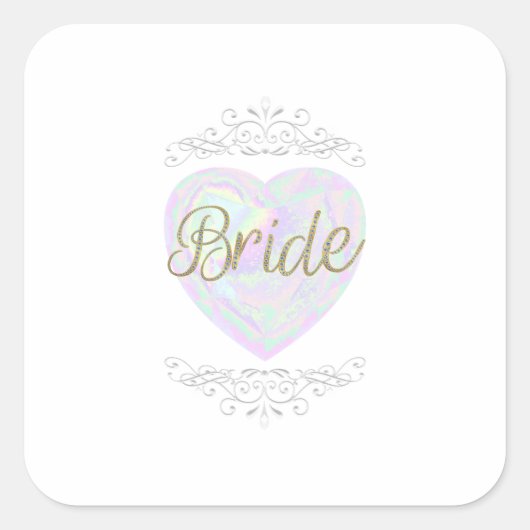 bruid sticker (Voorkant)