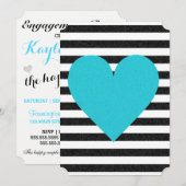 Bruid Summer Lovin Zwart Wit Soiree Lawn Party Kaart (Voorkant / Achterkant)