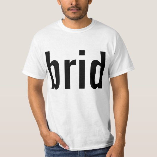 bruid t-shirt (Voorkant)