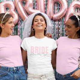 Bruid T-shirt | Gepersonaliseerde toekomstige mevr