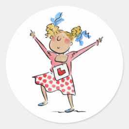 Bruid te worden! ronde sticker