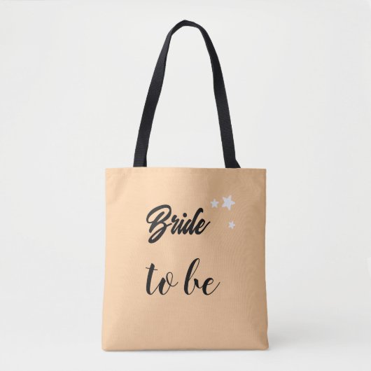 Bruid te worden tote bag (Voorkant)