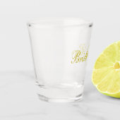 Bruid te worden trouwen bruiloft bruids gouden uit shot glas (Links)