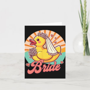 Bruid te zijn Bruids bruiloft Bachelorette Rubber Kaart