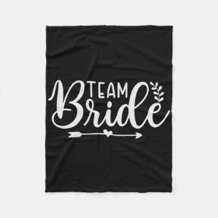 Bruid Team Bachelorette Feest Bruidsmeisje Bemanni Fleece Deken